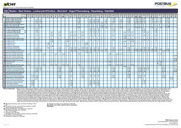 Busfahrplan Triestingtal ab 06.08.2012