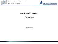 Werkstoffkunde I Ãbung 5