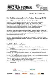 Das 27. Internationale KurzFilmFestival Hamburg (IKFF)