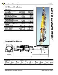 B-6005 - Berminghammer Foundation Equipment