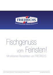 Die FRIEDRICHS Rezeptsammlung - Gottfried Friedrichs