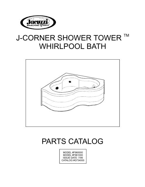 j corner shower tower whirlpool bath