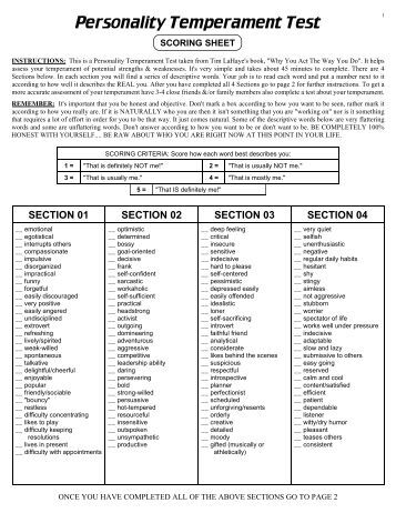 temperament test temperament temperament test temperament