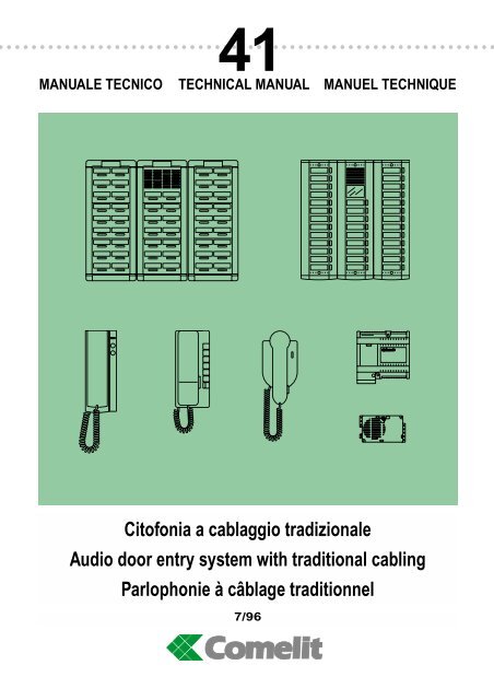 MT/41 - door entry systems