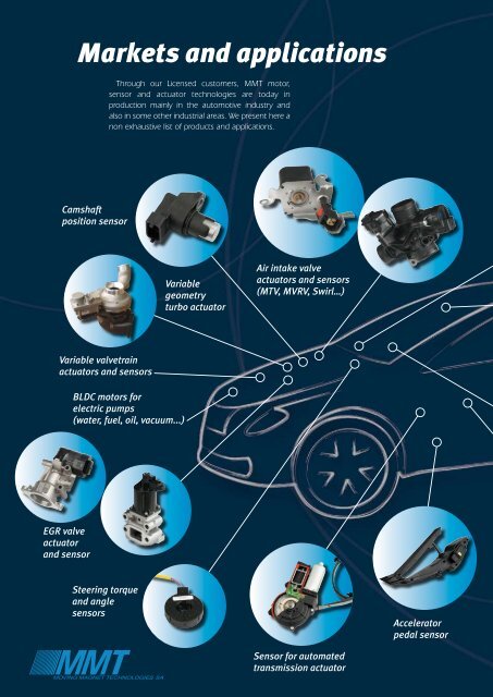 Non-contact position sensors - Moving Magnet Technologies