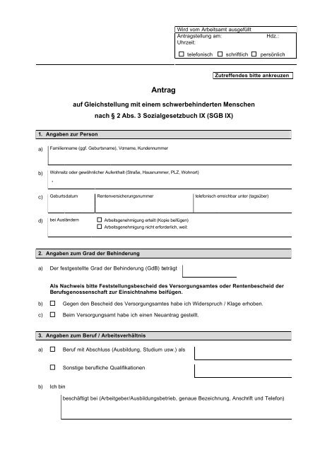 Gleichstellungsantrag PDF - Neuseddin.eu