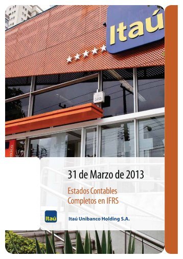 31 de Marzo de 2013 - Banco Itaú