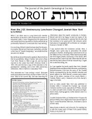 24:3-4 Spring-Summer 2003 - Jewish Genealogical Society