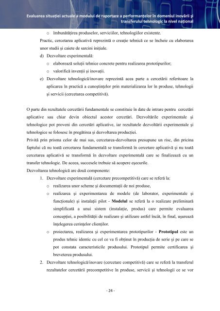 DEZVOLTAREA CAPACITÄÅ¢II A - Romania Inoveaza