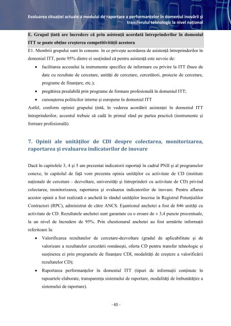 DEZVOLTAREA CAPACITÄÅ¢II A - Romania Inoveaza