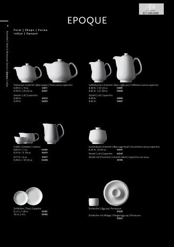 Rosenthal Epoque / Accenti / Trio - Grant Madison and Associates