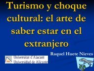 Turismo y estrés intercultural