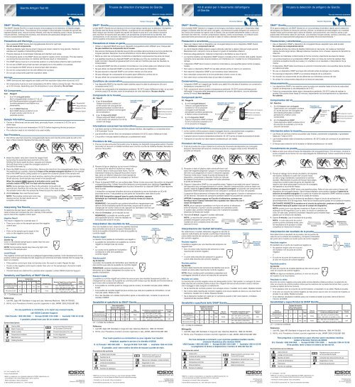 Giardia Antigen Test Kit IDEXX Laboratories
