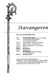 Stavangeren - Byhistorisk forening