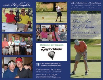 Pro-Am Golf Classic - Oldenburg Academy