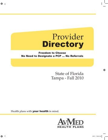 Primary Care Physicians - AvMed