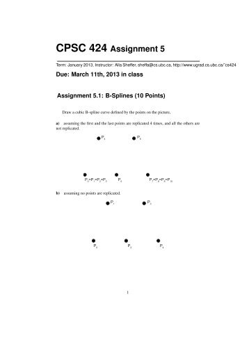 CPSC 424 Assignment 5 - Ugrad.cs.ubc.ca