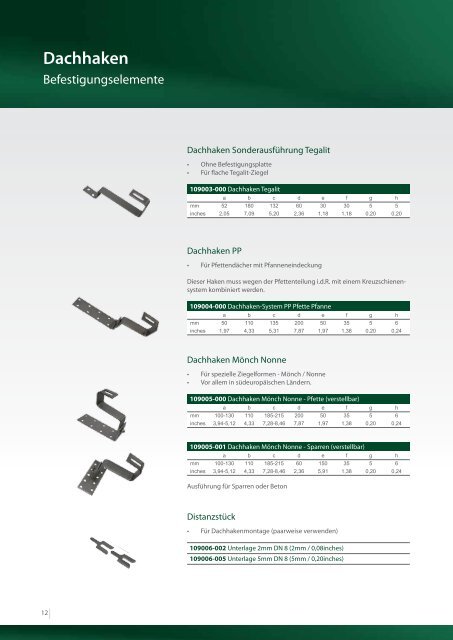 Schletter Produktkatalog - Solera GmbH