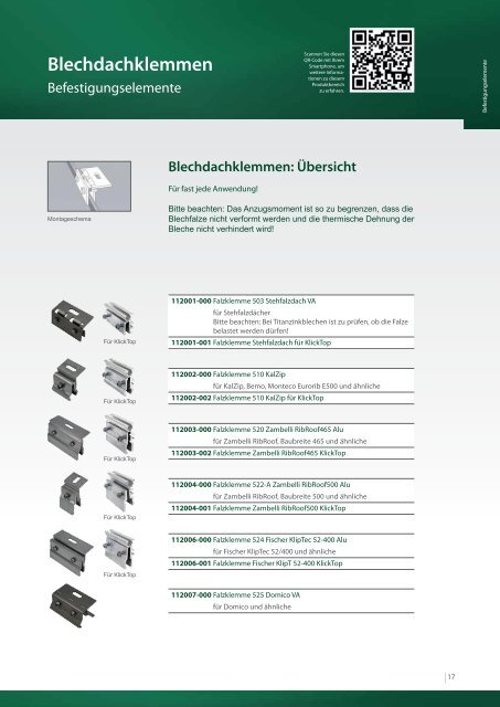 Schletter Produktkatalog - Solera GmbH