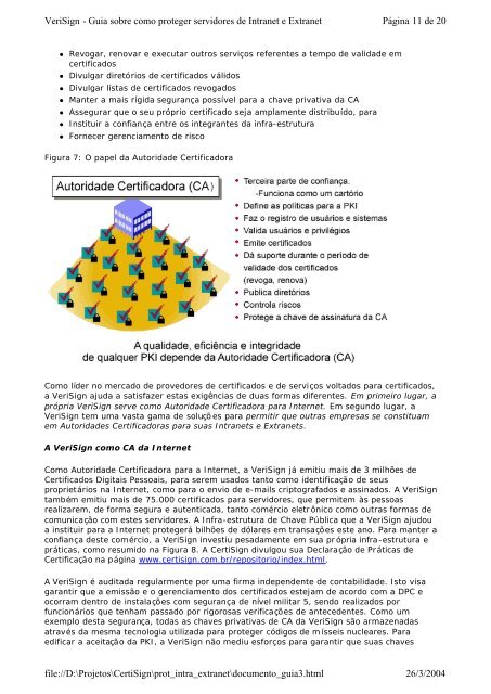 Guia sobre como proteger servidores de Intranet e Extranet