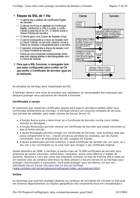 Guia sobre como proteger servidores de Intranet e Extranet