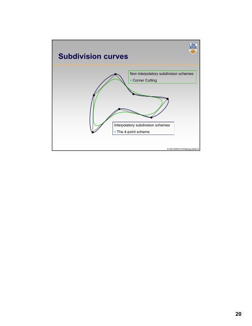 CPSC 424 Rational Curves Syllabus - Ugrad.cs.ubc.ca