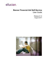 Banner Advancement Self Service User Guide 8 7 Parent Directory