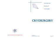 international society of cryosurgery - PIEL-L Latinoamericana