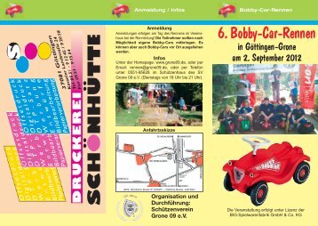 6. Bobby-Car-Rennen - Schützenverein Grone 09 e.V.