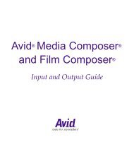 avid media composer manual