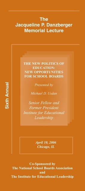 2006 - Institute for Educational Leadership