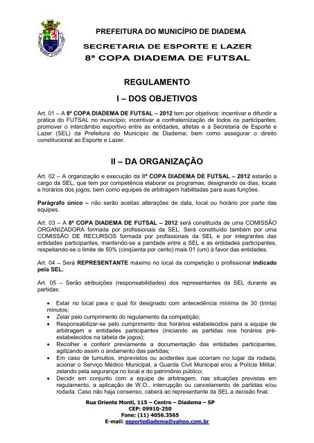 Regras Do Jogo, PDF, Lazer