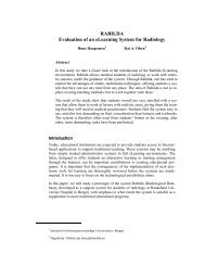 RABILDA Evaluation of an eLearning System for Radiology - NIK