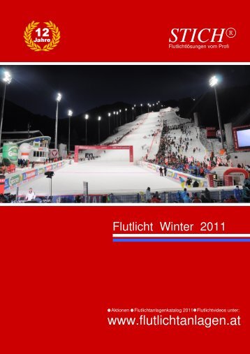 STICH® - Katalog Flutlicht  Winter - Flutlichtanlagen