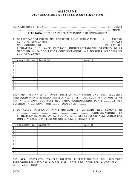 ALLEGATO D1 ATA SCARICA