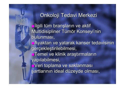 Antineoplastik Ä°laÃ§ HazÄ±rlama Merkezinde