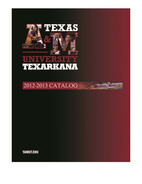 Catalog - Texas A&M University-Texarkana