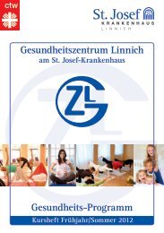 Gesundheits-Programm Gesundheitszentrum Linnich