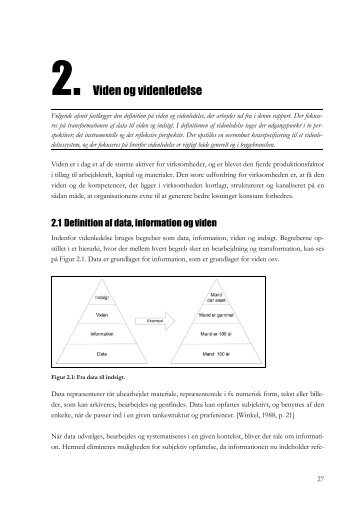 2. Viden og videnledelse - It.civil.aau.dk