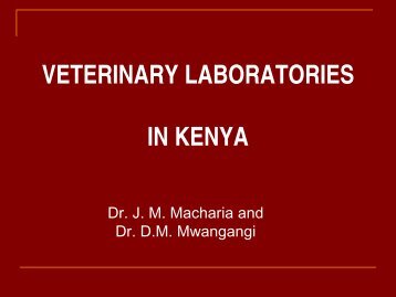 Veterinary Laboratories In Kenya - OIE Africa