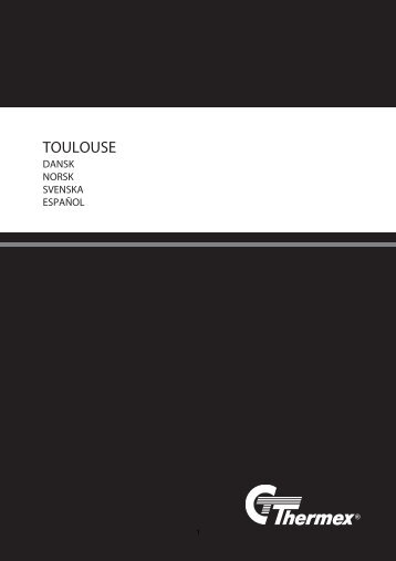 Download manual - Forside - Thermex A/S - Thermex