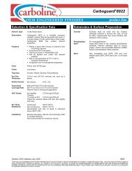 Carboline Carboguard 890 Color Chart