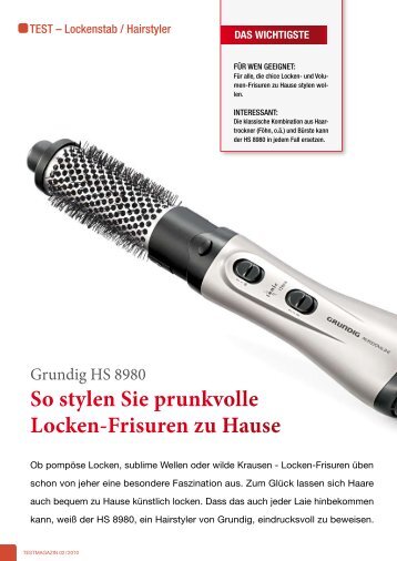 So stylen Sie prunkvolle Locken-Frisuren zu Hause - Grundig