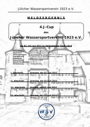 4.J-Cup JÃ¼licher Wassersportvereins 1923 e.V. - Aachener ...