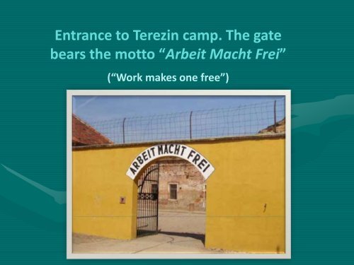 PowerPoint Presentation - Terezin Powerpoint