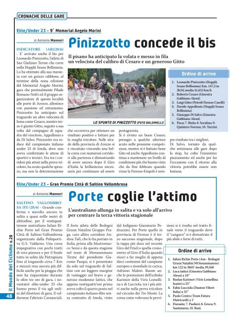 MARE NOSTRUM - Federazione Ciclistica Italiana