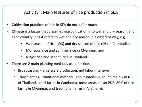 Strategic rice cultivation with energy crop rotation in Southeast Asia