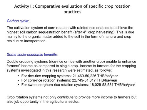 Strategic rice cultivation with energy crop rotation in Southeast Asia