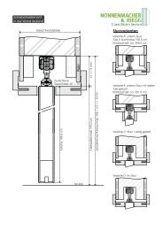 Höhenschnitt Schiebetüre (PDF)