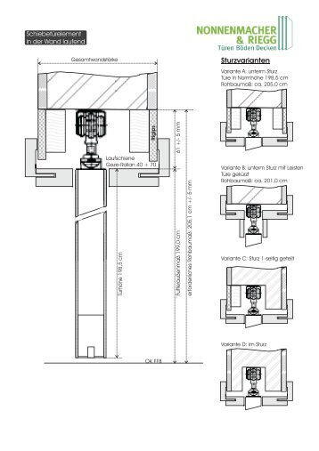 Höhenschnitt Schiebetüre (PDF)